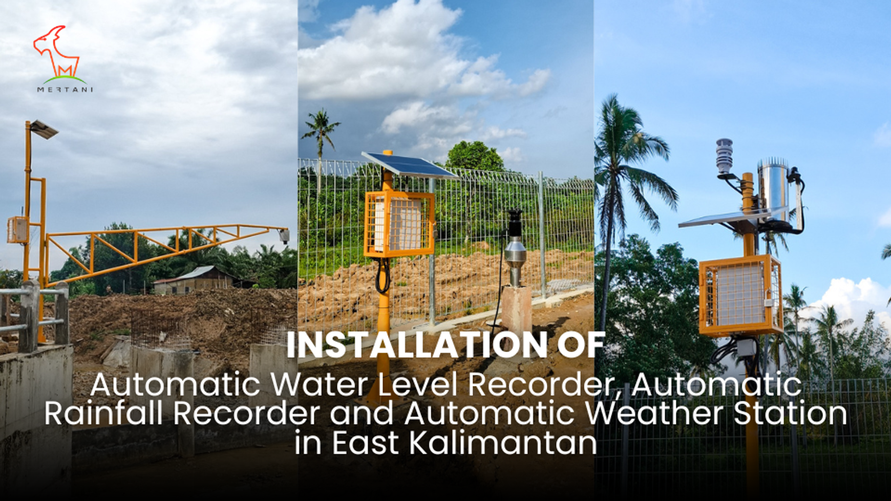 AWLR, ARR, and AWS installations in East Kalimantan